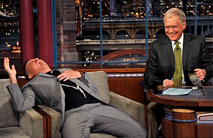 Robin Williams, David Letterman, The Late Show with David Letterman Robin Williams, David Letterman, The Late Show with David Letterman